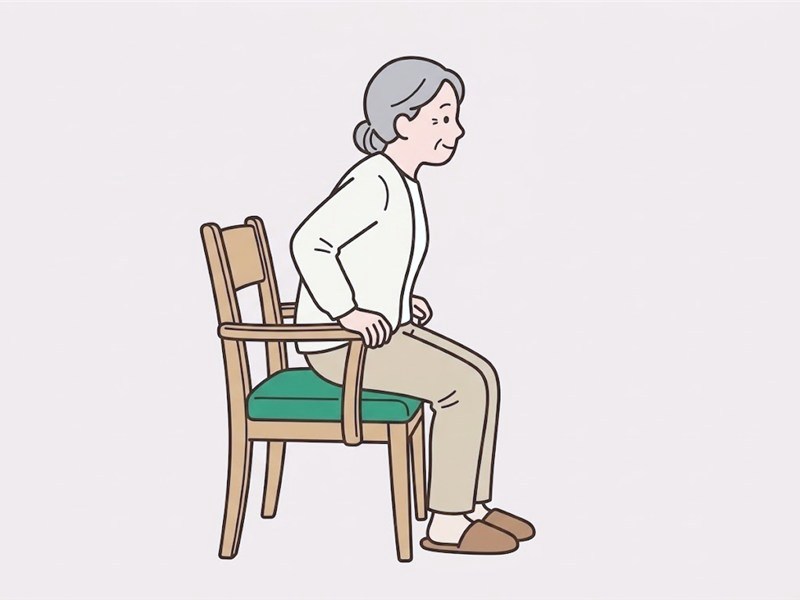 骨粗しょう症と骨折予防の線画